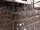 Hermes Birkin 35 Shiny Glazed Gris Elephant Alligator PHW