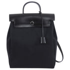 Hermes Black Herbag A Dos Zip Retourne Backpack