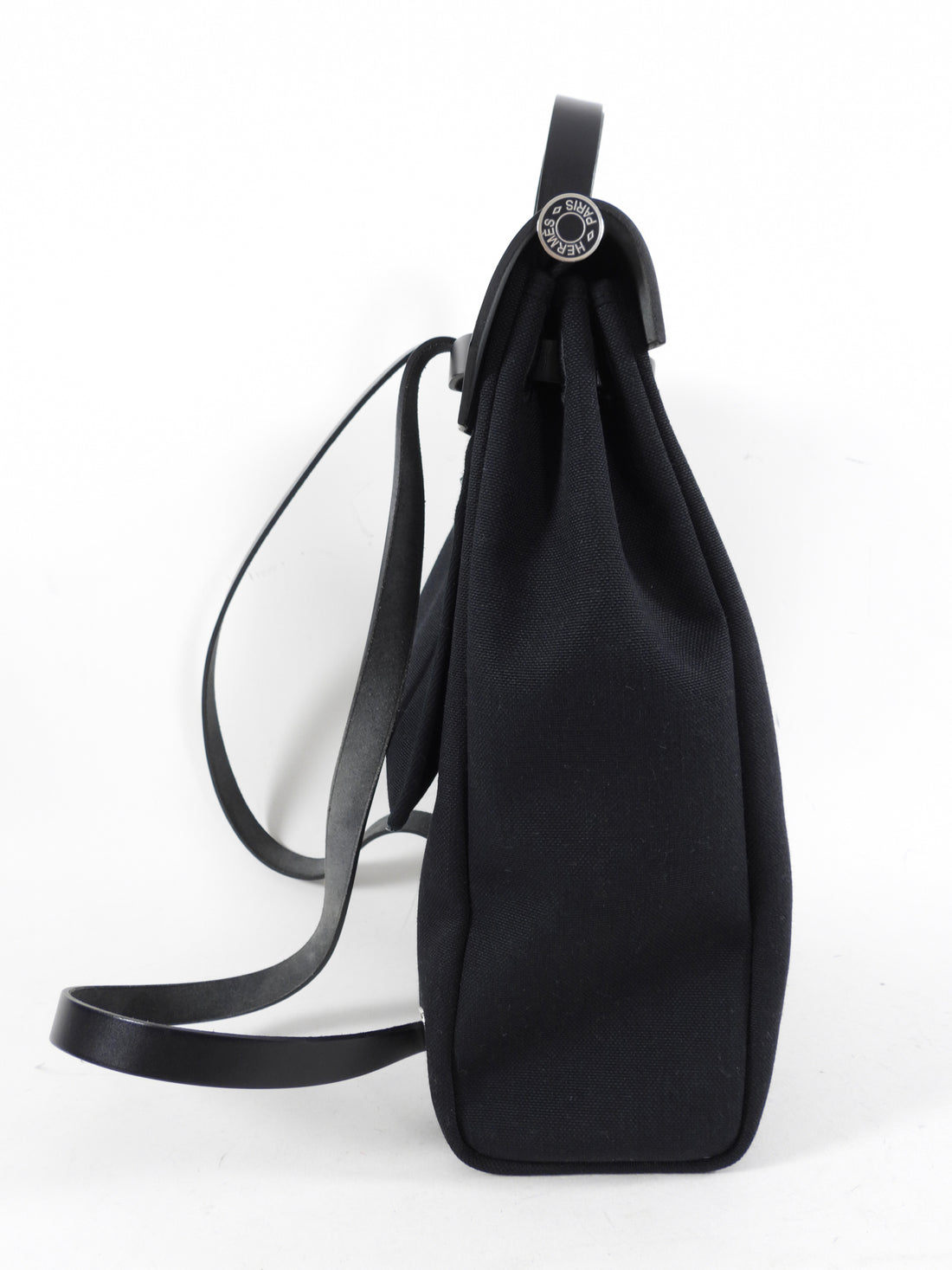 Hermes, Bags, Hermes Herbag A Dos Zip Retourne Backpack Phw Noir Tote Bag