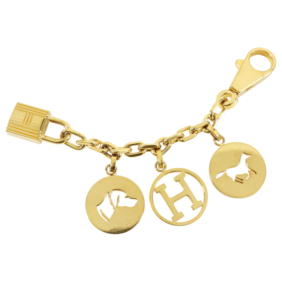 Replica Hermes Gold Breloque Bag Charm