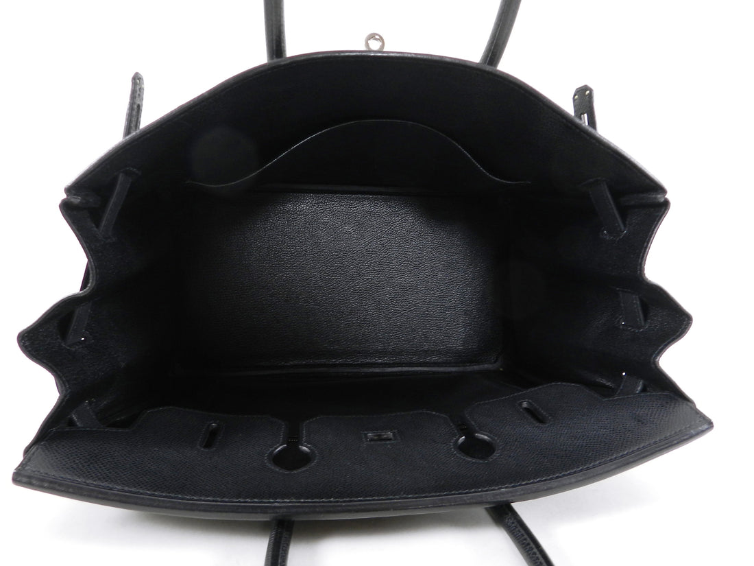 Hermès Black Birkin 35cm of Epsom Leather with Palladium Hardware, Handbags  & Accessories Online, Ecommerce Retail