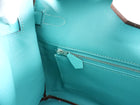 Hermes Birkin 35 PHW Togo Bleu Lagon / Blue Lagoon Bag