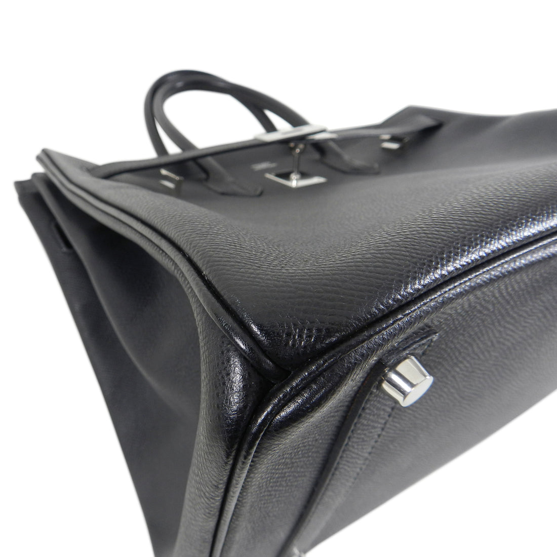 Hermès Birkin 35 Noir (Black) Epsom Palladium Hardware PHW — The French  Hunter