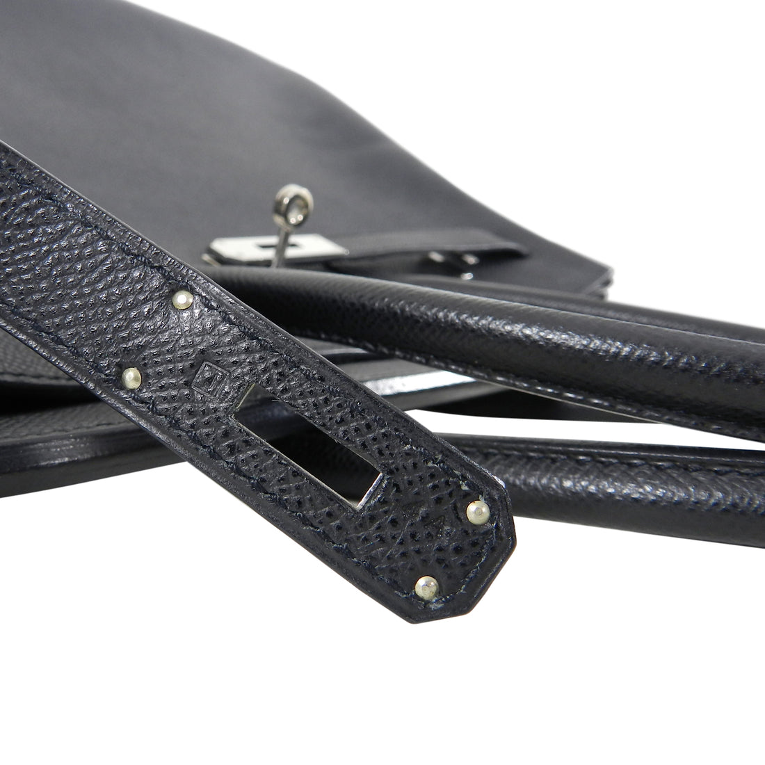 Hermès Birkin 35 Noir (Black) Epsom Palladium Hardware PHW — The