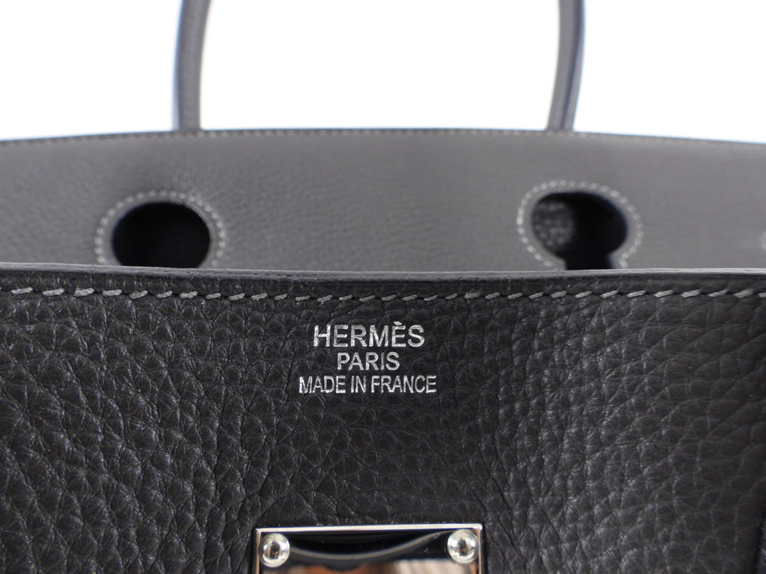 Hermes JPG Shoulder Birkin Graphite Clemence