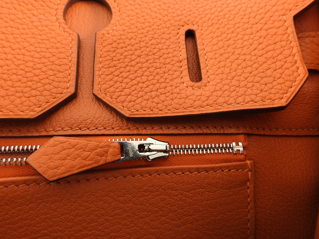 Hermes Birkin 25 Orange Poppy Clemence Gold Hardware #T - Vendome Monte  Carlo