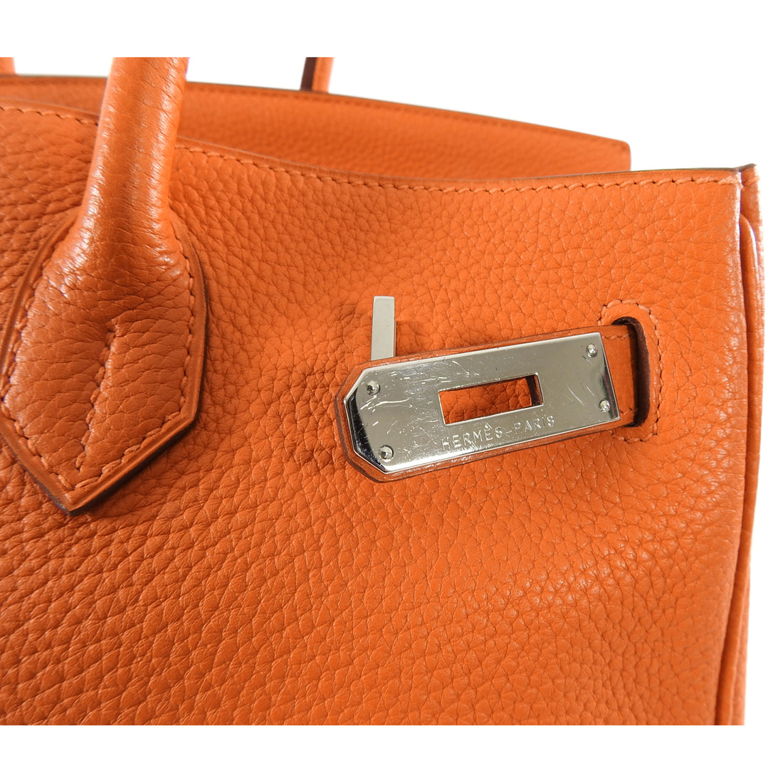 Hermès Birkin 35 Orange Epsom Palladium Hardware PHW