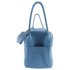 Hermes Lindy 26 Bag CC75 Blue Jean Clemence SHW