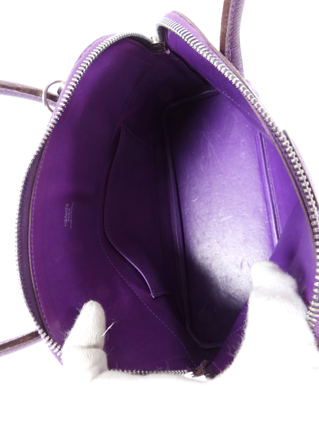 Hermes Bolide 27 Purple Bag at 1stDibs