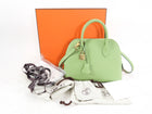 Hermes Bolide 1923 Veau Evercolor Vert Criquet 25cm Green Bag