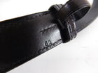 Hermes Dark Brown Leather Etriviere H Belt SHW - 85 / 34
