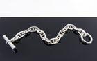 Hermes Chaine D'Ancre Sterling Silver Bracelet Large Model
