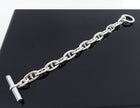 Hermes Chaine D'Ancre Sterling Silver Bracelet Large Model