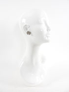 Hermes Vintage Clou de Selle Button Clip Earrings