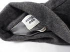 Hermes Cashmere Grey Coat with Leather Closure - FR38
