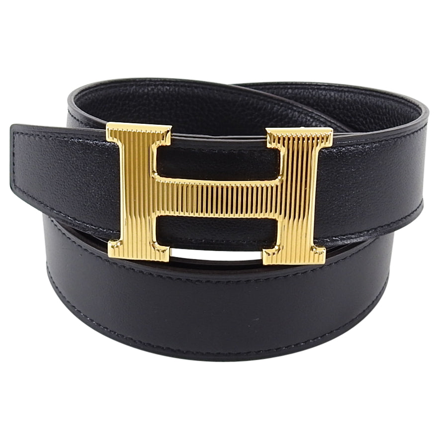 SMOOTH Calfskin Belt Strap for HERMES Buckle Belt Kit