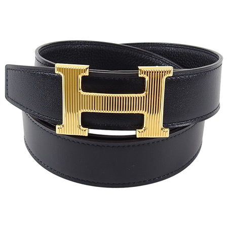 Hermes Constance H Belt Kit Black and Gold 32mm - Size 105
