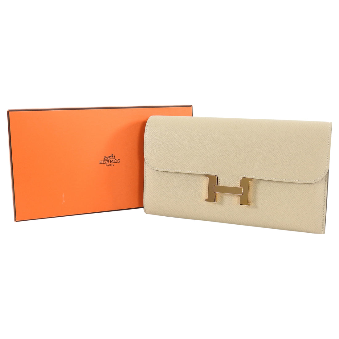 Hermès Bleu Electric Constance Long Wallet of Epsom Leather with Gold  Hardware, Handbags and Accessories Online, 2019
