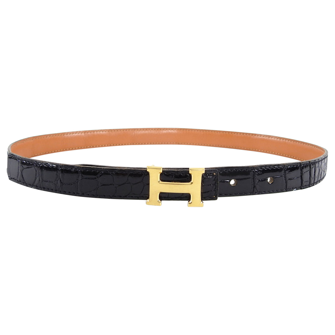 Agora belt buckle & Leather strap 32 mm