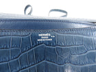 Hermes Constance Elan Matte Nilo Crocodile Blue Jean PHW