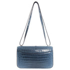 Hermes Constance Elan Matte Nilo Crocodile Blue Jean PHW