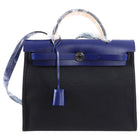 Hermes Blue and Black Herbag Zip 31 - Brand new in box