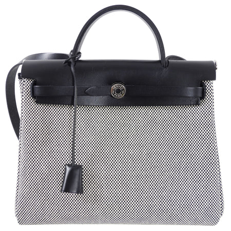 Hermes Herbag Zip 31 Toile Criss Cross Bag