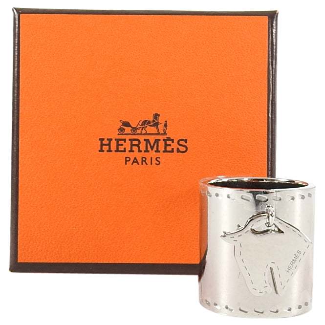 Hermes Tete de Cheval charm scarf ring – I MISS YOU VINTAGE