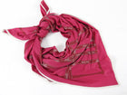 Hermes Fuchsia Ribbon Silk Jersey Scarf