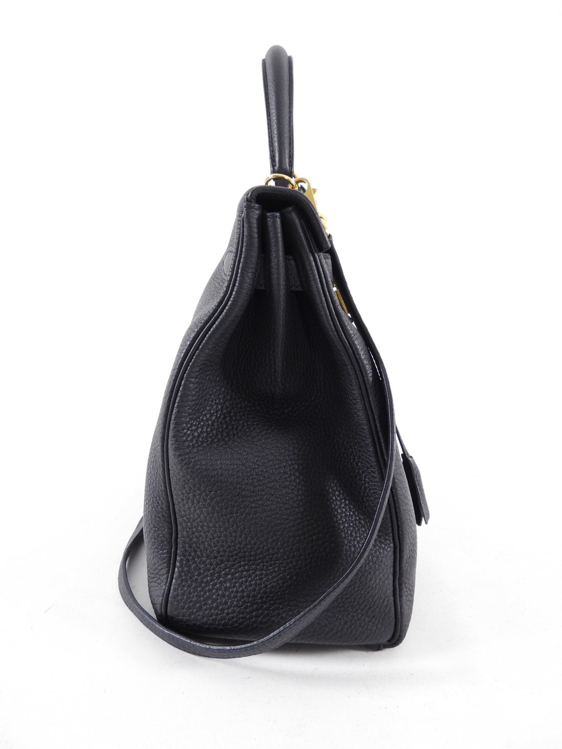 Bvprive on X: Hermes Kelly HAC A Dos Bag Black Togo Leather