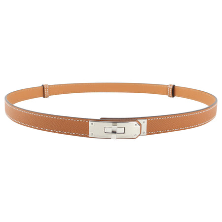 Hermes Kelly 18 Belt in Gold Epsom PHW - free size