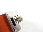 Hermes Orange Epsom Leather Kelly Dog Cuff Bracelet 
