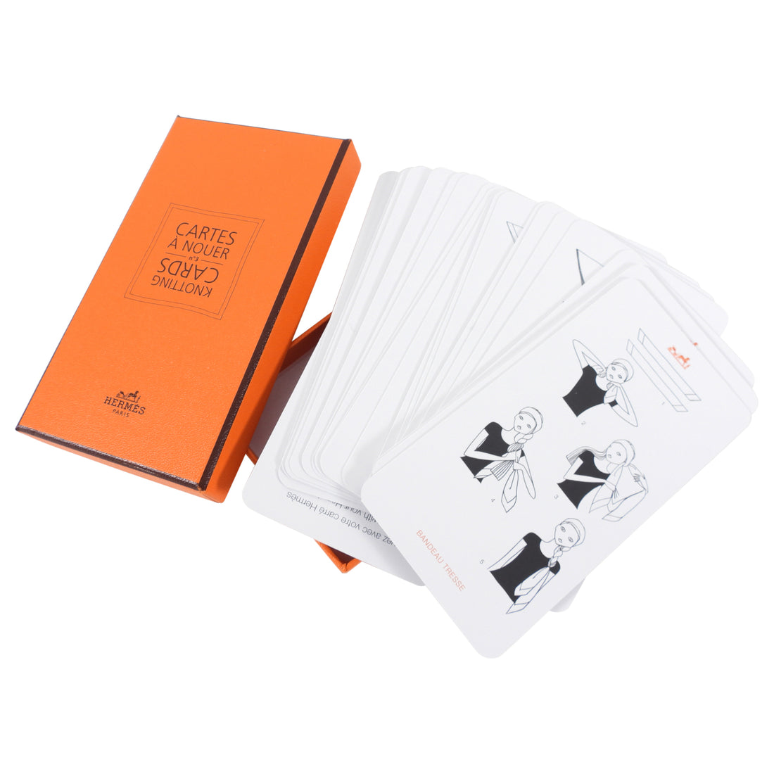 Hermes Knotting Cards - How to Wear Your Hermes Scarf