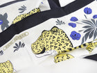 Hermes Leopards Silk 90cm Scarf - Black, Yellow, White, Blue