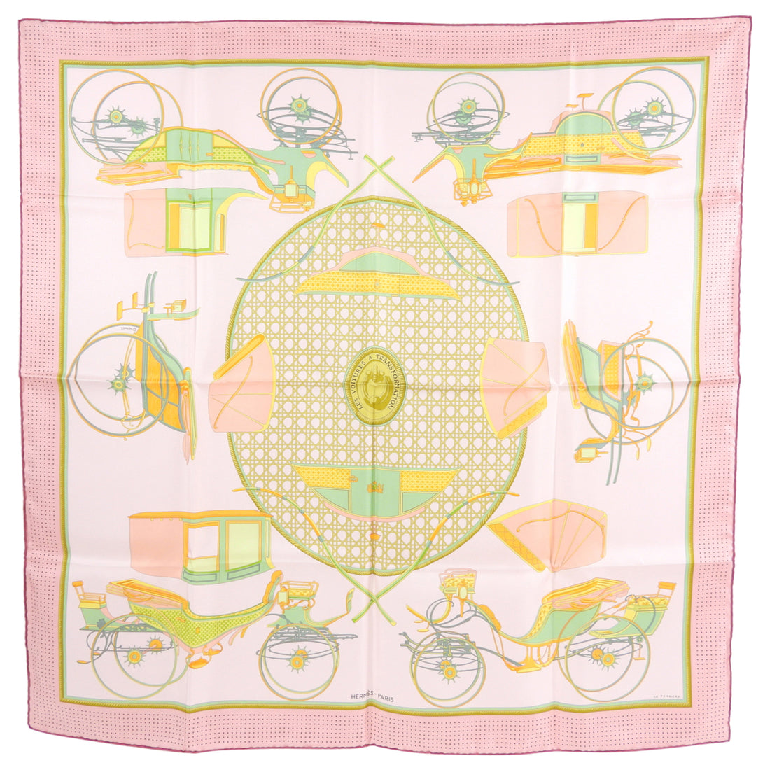 Hermes Les Voitures a Transformation - Pink, Green, Yellow, Orange