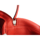 Hermes Lindy 34 Shoulder Bag in Taurillon Clemence Rouge Pivoine