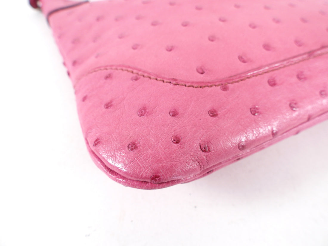 Hermes Birkin Pink Ostrich Leather - 4 For Sale on 1stDibs