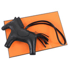 Hermes Rodeo MM Noir Black Horse Bag Charm