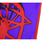 Hermes Caleche Elastique Purple Red Silk Jersey Scarf