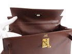 Hermes Vintage 1992 Kelly 32 Sellier Courchevel Leather GHW.  