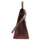 Hermes Vintage 1992 Kelly 32 Sellier Courchevel Leather GHW.  