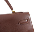 Hermes Vintage 1992 Kelly 32 Sellier Courchevel Leather GHW.  
