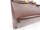 Hermes Vintage 1992 Kelly 32 Sellier Courchevel Leather GHW.  
