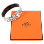 Hermes Printed Enamel Bangle Bracelet Balcons du Guadalquivir
