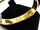 Hermes Clic H Narrow Gold and Yellow Bangle Bracelet - GM