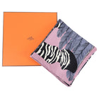 Hermes Zebra Pegasus Silk 90cm Scarf