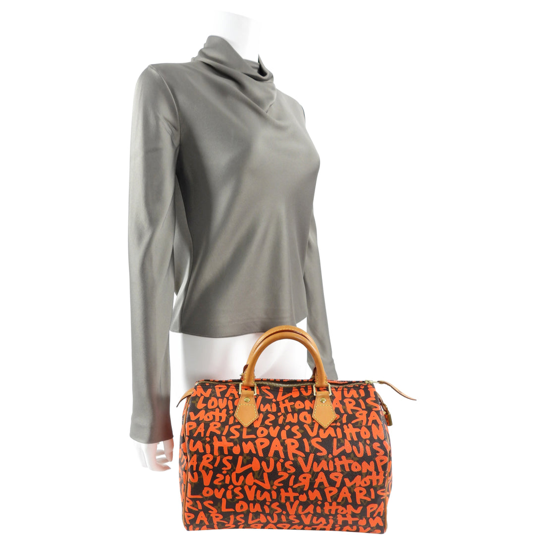 Louis Vuitton x Stephen Sprouse Graffiti Speedy 30 - Grey Handle Bags,  Handbags - LOU779769