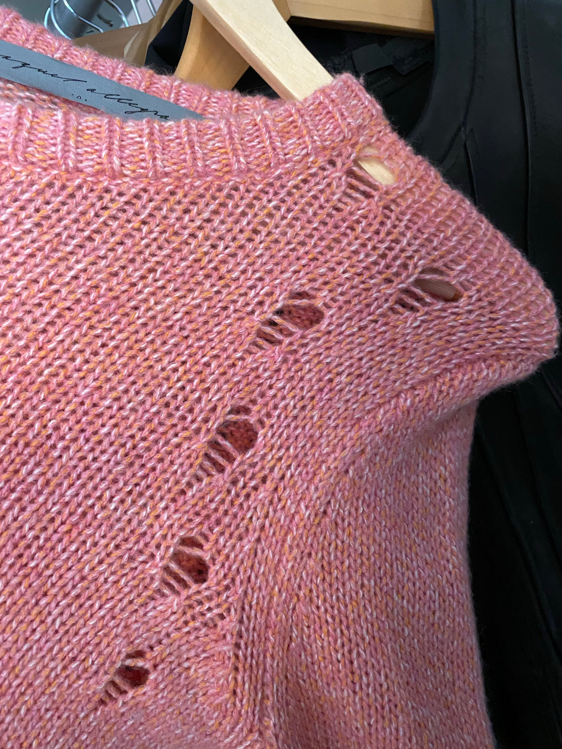 Raquel Allegra Pink Long Sleeve Sweater - S