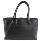 Chanel Black Leather Executive Cerf Tote Bag