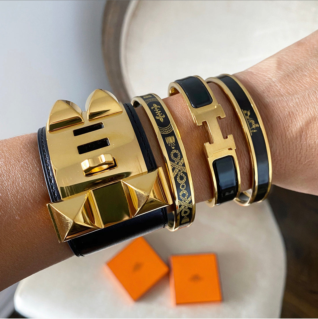 Hermes hot sale cuff bangle